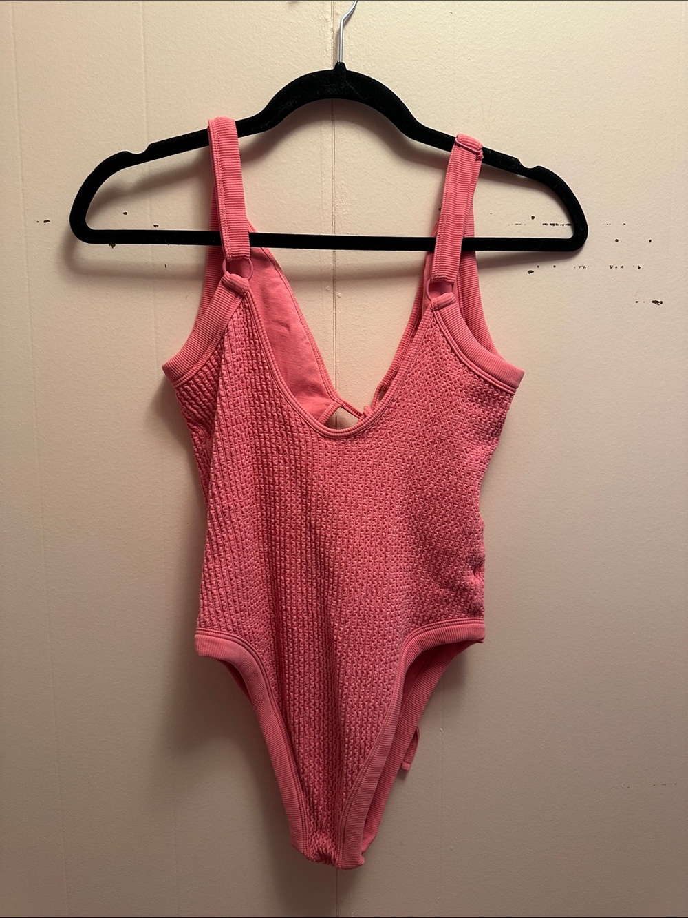 UO Bubblegum pink  High Cut One-Piece Swimsuit